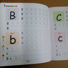 幼儿童学前英语描红本26个字母手写练习薄拼音数字笔顺一年级学习