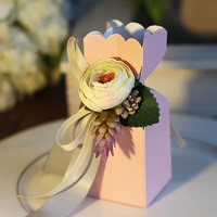 喜糖盒子创意花朵森系婚礼个性欧式礼盒结婚用品糖果礼盒喜糖袋