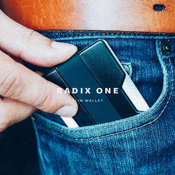 Radix One Slim Wallet 超薄钱包 极简风格男士女士信用卡包