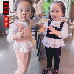 女童装秋季韩版女宝宝秋装三件套装0-1-2-3-4周岁儿童女孩子衣服