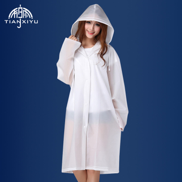 旅行半透明男女成人旅游徒步雨衣便携连体韩版雨披非一次性雨衣