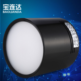LED明装筒灯圆形方形面板灯超薄防雾筒灯