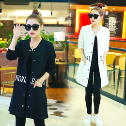 韩版新款女装春秋季装bf棒球服短外套宽松长袖夹克学生大码上衣潮