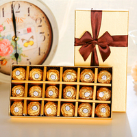 包邮 进口费列罗巧克力礼盒装18颗DIY礼品创意情人节礼物送男女友
