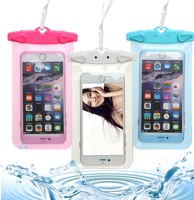 手机水下拍照防水袋温泉游泳手机通用iphone6plus触屏包6s潜水套