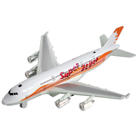 蒂雅多响声回力合金飞机儿童玩具飞机玩具民航客机合金飞机模型