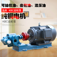 不锈钢齿轮油泵电机组 两相三相机油柴油泵 KCB高压力抽油泵