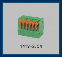 DG141V KF141V 弹簧式PCB接线端子 免螺丝式端子2.54间距