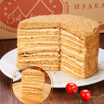 俄罗斯 原装进口双山 提拉米苏 奶油蛋糕  最新日期 特价 包邮