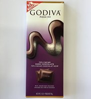 包邮美国原装进口Godiva歌帝梵72%黑巧克力排块90G零食礼品