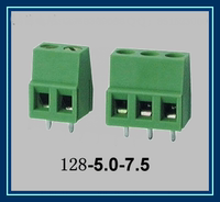 DG128-5.0-7.5 KF128 螺钉式PCB接线端子 2P 3P 5.08间距可拼接