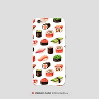 新款创意寿司 日本苹果6s手机壳 iPhone6s plus全包软壳 磨砂防摔