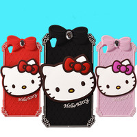 韩国Hello Kitty苹果7/8/6plus硅胶手机壳r9/r9s手机套软壳防摔