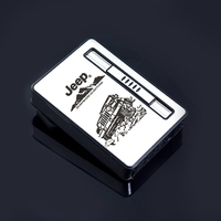 个性烟盒充气打火机金属超薄自动弹烟正品男10支装创意礼品可定做