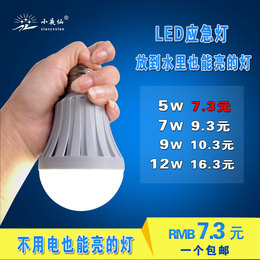 LED智能充电应急灯泡超亮停电节能灯户外照明灯应急球泡灯泡包邮