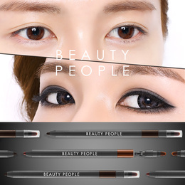 韩国BeautyPeople眼线笔眼影笔刷二合一硬头防水持久不晕染不脱色