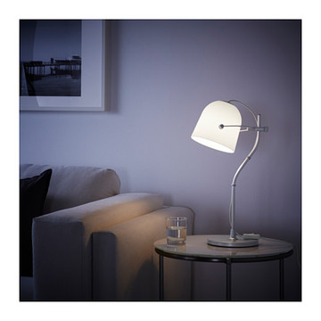 宜家 IKEA  斯维尔 台灯 床头灯 白色 E14