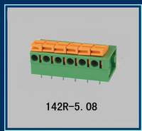 DG142R KF142R 免螺丝式端子快速接线端子 弹簧式PCB接线端子