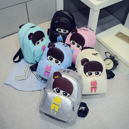 韩版小清新可爱儿童背包双肩包卡通幼儿园书包女童小学生旅行包潮
