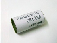 CR123A电池转换筒，可将一节CR2电池转换成CR123A电池用
