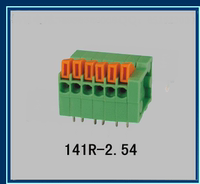DG141R KF141R 弹簧式PCB接线端子 免螺丝式端子2.54间距