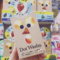 推荐▲日本代购 Dot Washy无添加去黑头草莓鼻洗颜皂洁面皂