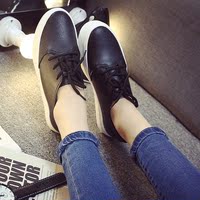 韩国代购小白鞋布鞋夏季透气运动鞋系带休闲帆布鞋女平底鞋软底鞋