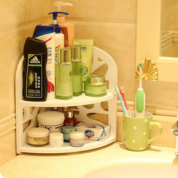 洗漱台化妆品卫生间浴室洗手台桌面三角置物架子收纳角架物品架