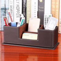 办公室多功能创意时尚笔筒韩国文具用品工具收纳盒桌面名片座摆件