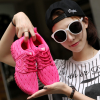 夏季女鞋透气运动鞋女轻便跑步鞋韩版学生鞋子平底单鞋网面休闲鞋