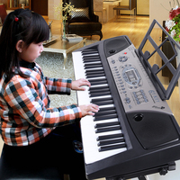 勾勾手儿童电子琴成人键带麦克风男女小孩钢琴音乐玩具新年礼物