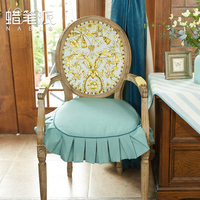 蜡笔派沙发垫中式美式欧式纯色夏季竹纤维椅垫可拆洗布艺坐垫椅套
