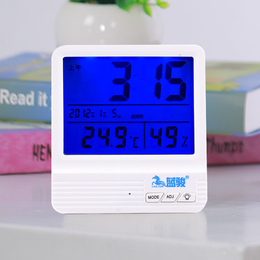 温度计家用室内高精度温度计湿度计电子温湿度计婴儿房创意背光